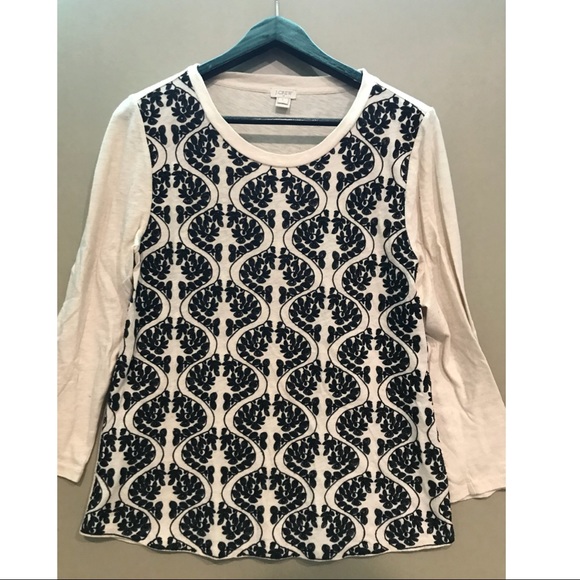 J. Crew Factory Sweaters - J Crew Mercantile | Printed Sweater | Large